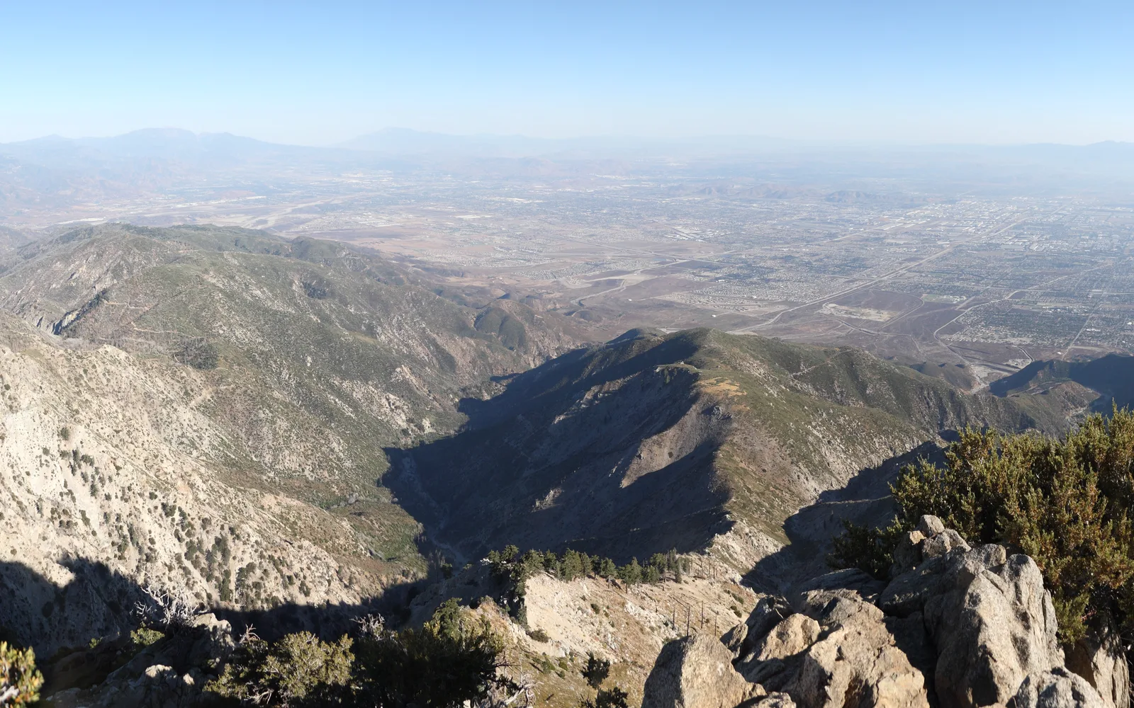 Mountain peak landscape showing Cucamonga Peak in the San Gabriel Mountains